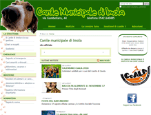 Tablet Screenshot of canile.imola.info